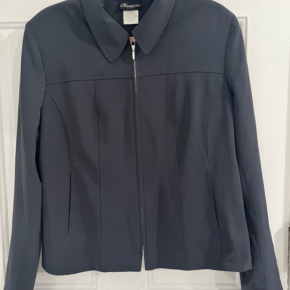 Charcoal Women's Jacket by Classic Blues